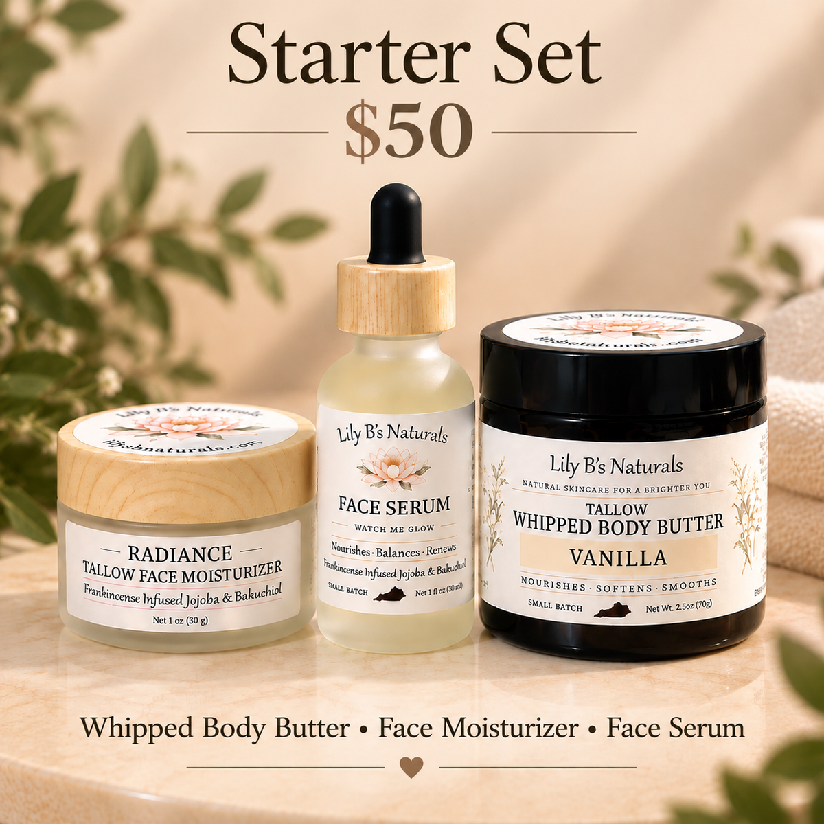 Starter Set – $70 Value for Only $50