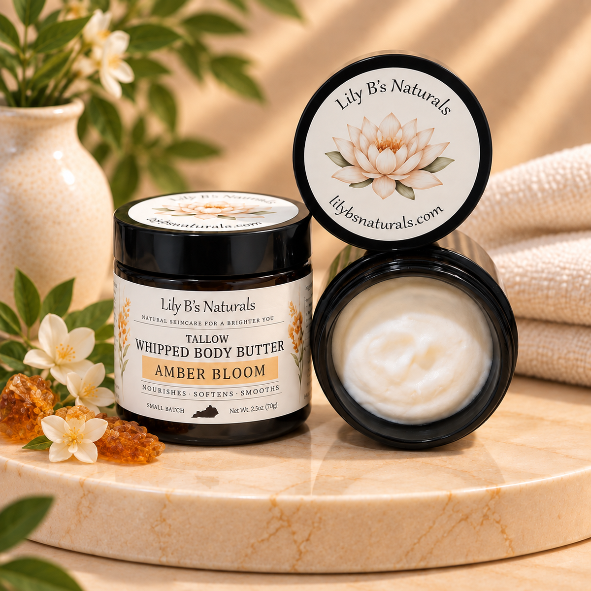 Whipped Body Butter 2.5oz (Amber Bloom)