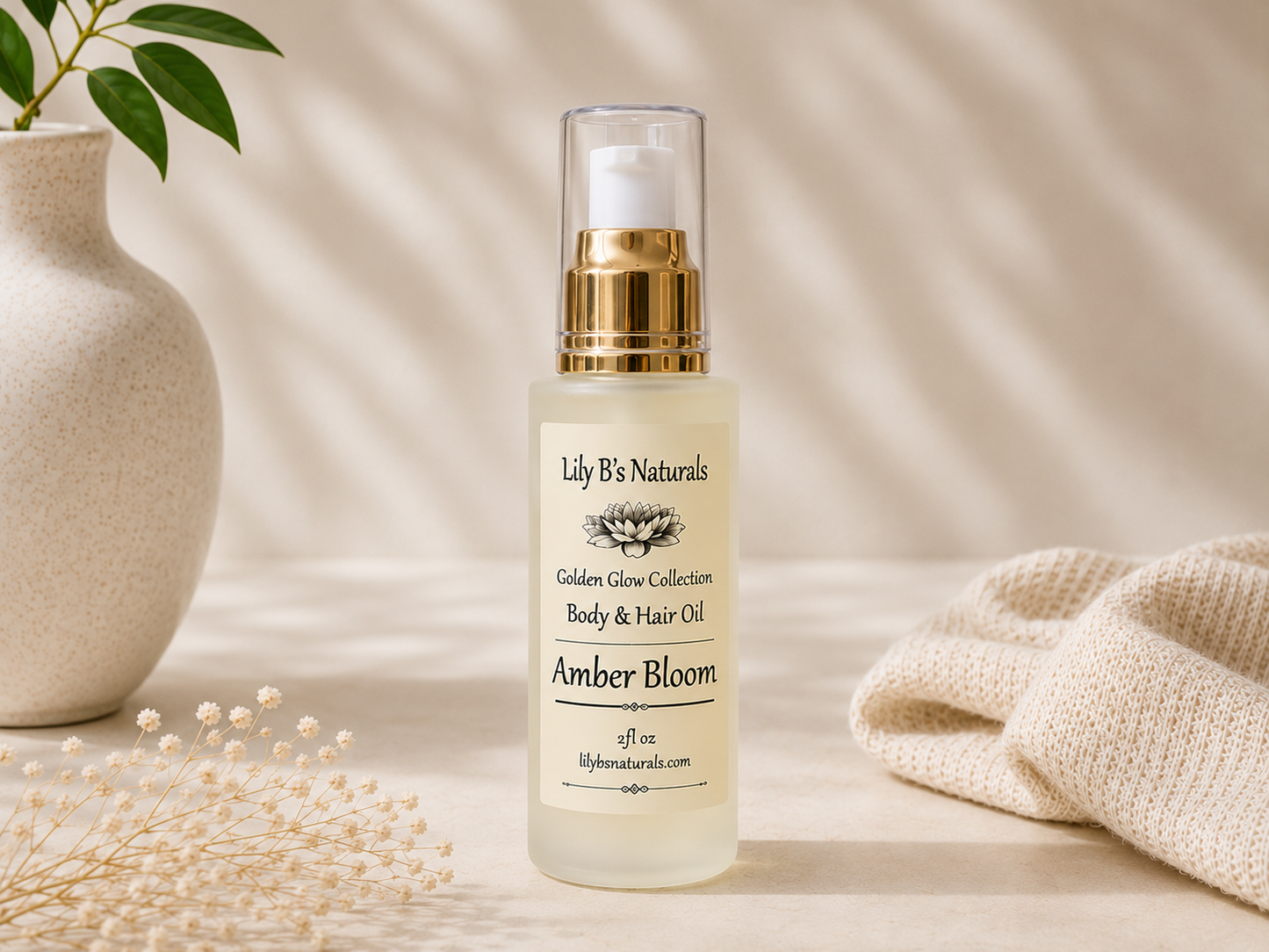 Golden Glow Collection-Body & Hair Oil