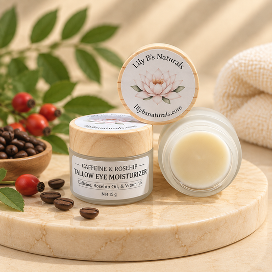 Coffee-Infused Tallow Eye Moisturizer