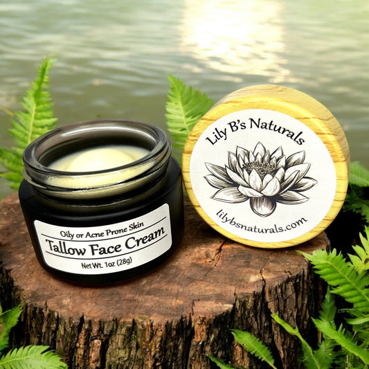 Tallow Face Cream (Oily or Acne Prone Skin) 1oz