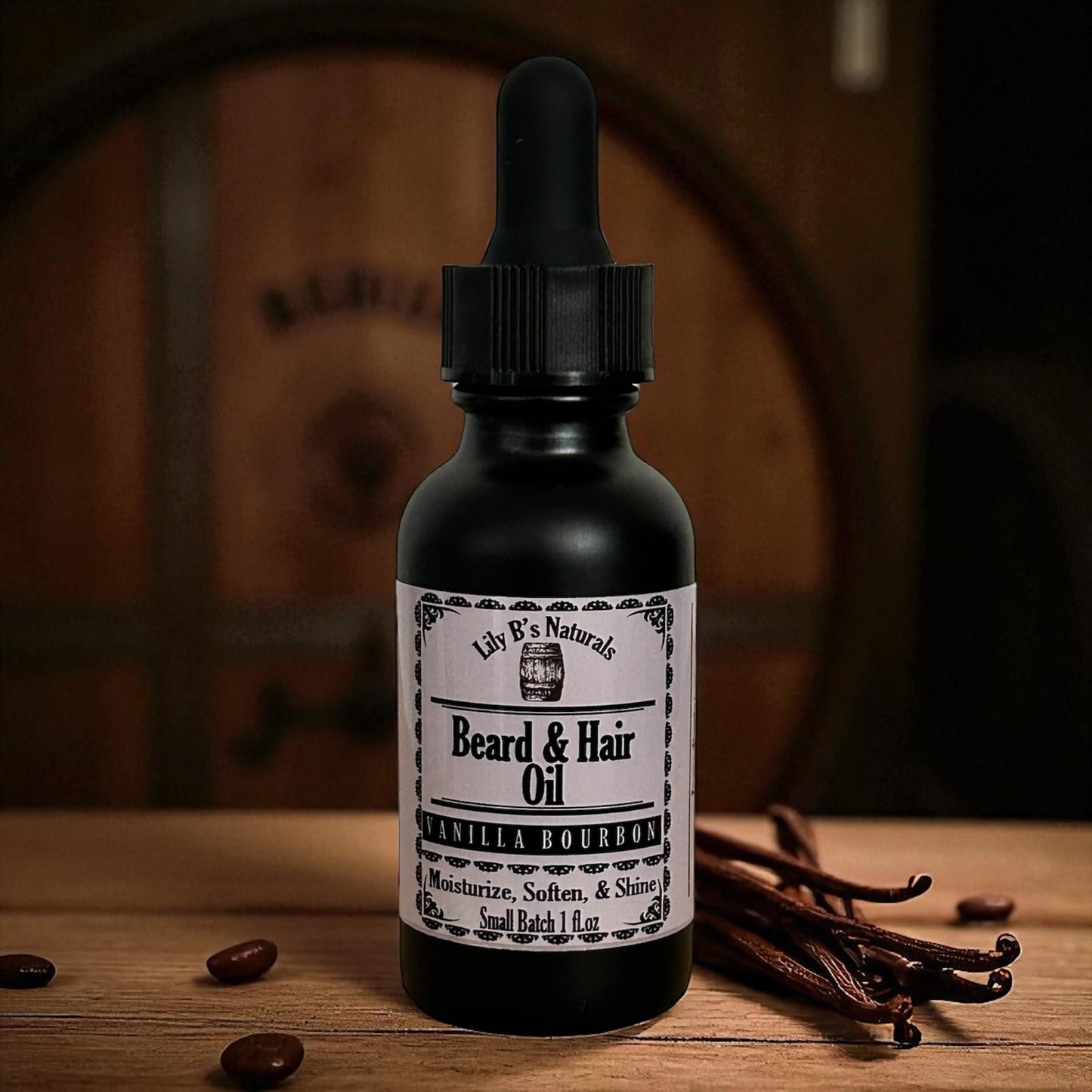 Beard & Hair Oil-Vanilla Bourbon