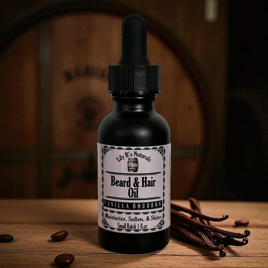 Beard & Hair Oil-Vanilla Bourbon