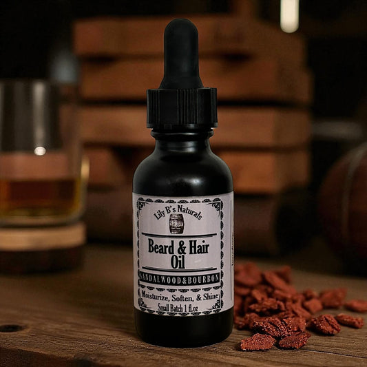 Bear & Hair Oil-Sandalwood & Bourbon
